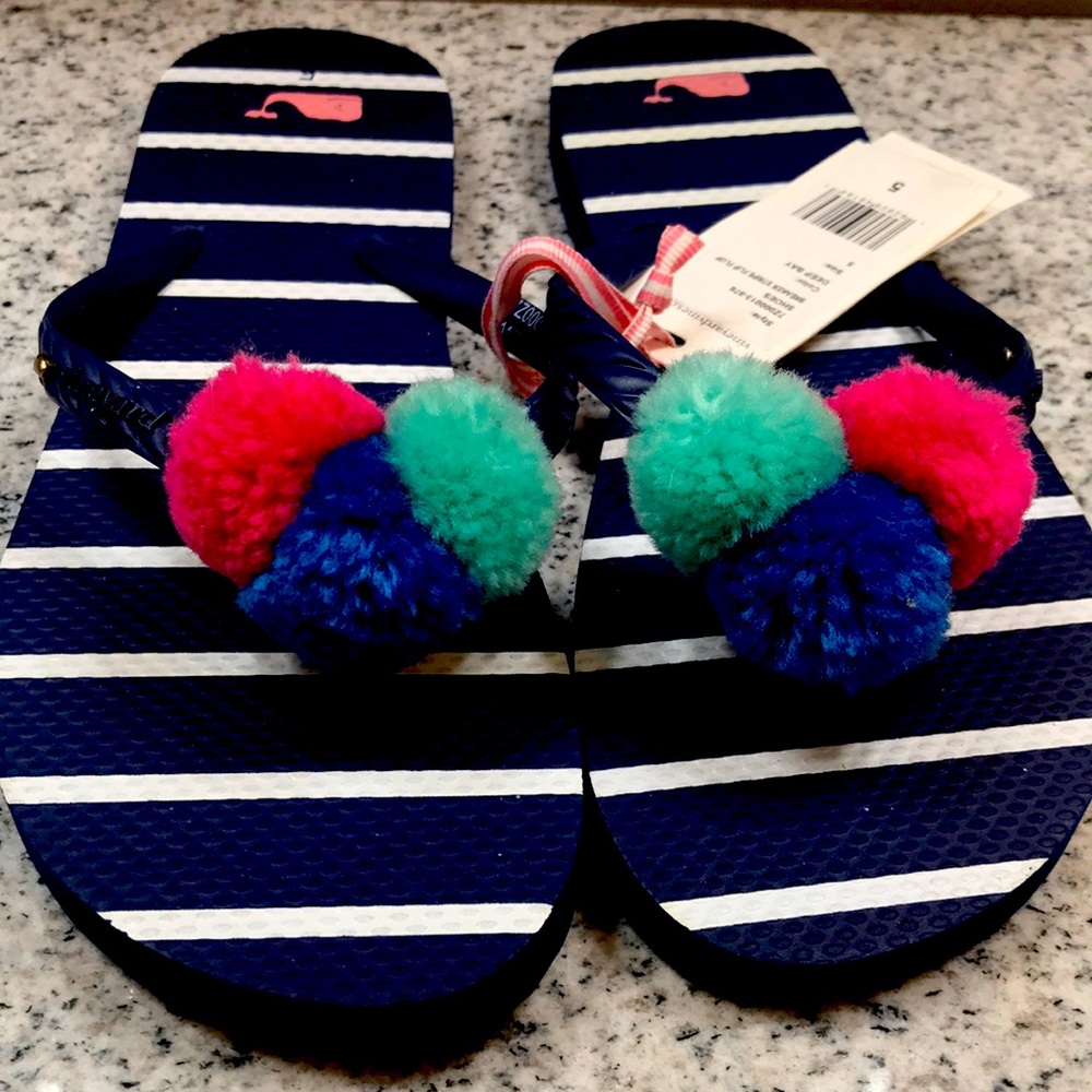NWT Vineyard Breaker Stripe Flip Flop